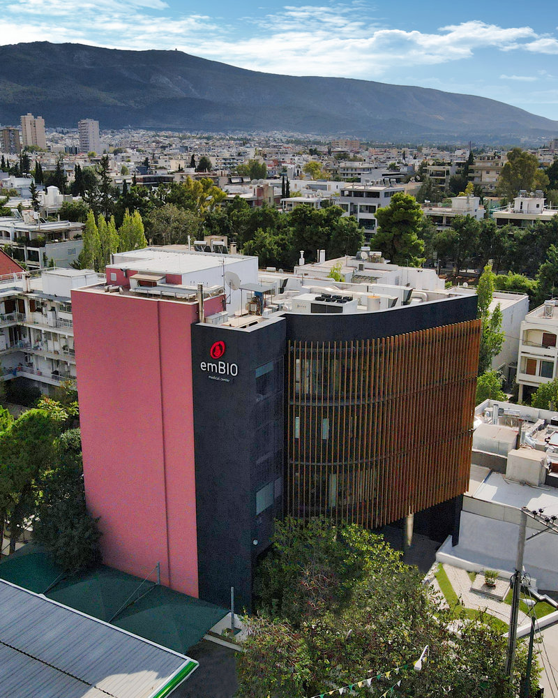 l'edificio del Centro Embio IVF di Atene, Grecia
