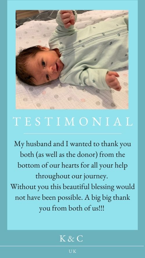 Testimonial voor succesvolle IVF met eiceldonor