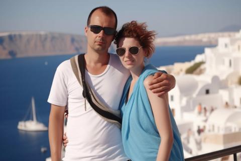 vlado e danica a santorini